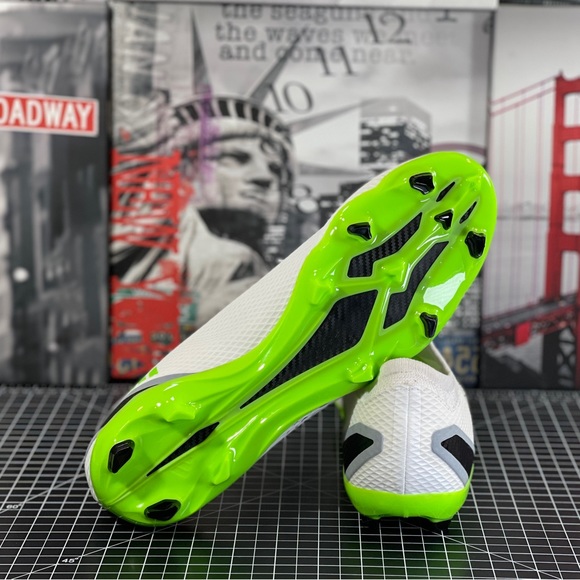 Adidas Men’s Sz 13 X Speedportal.3 LL FG Soccer Cleats Green White HP9718 NEW - Picture 9 of 13